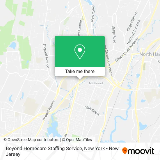 Mapa de Beyond Homecare Staffing Service