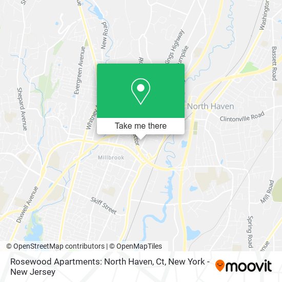 Rosewood Apartments: North Haven, Ct map