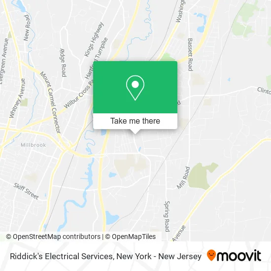 Riddick's Electrical Services map