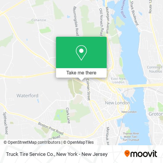 Truck Tire Service Co. map