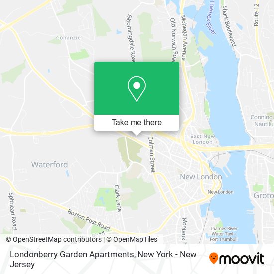 Londonberry Garden Apartments map