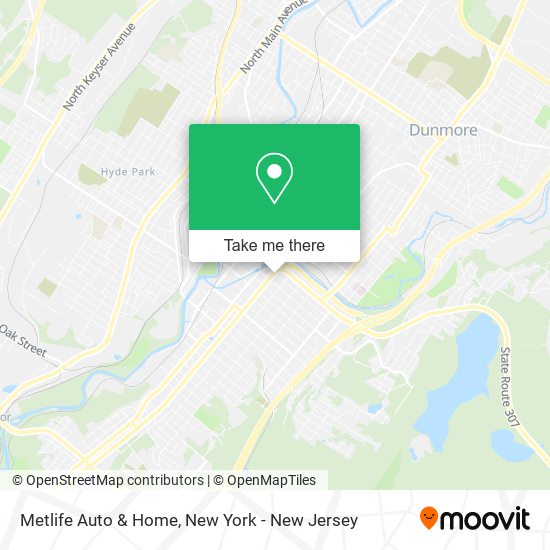 Mapa de Metlife Auto & Home