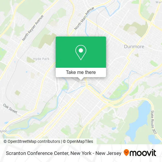 Scranton Conference Center map