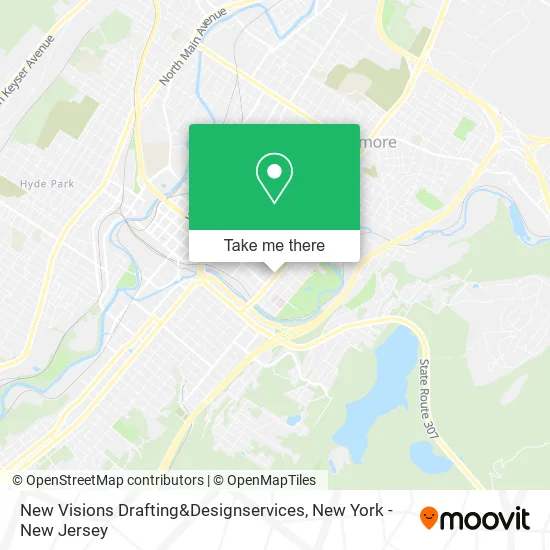 New Visions Drafting&Designservices map