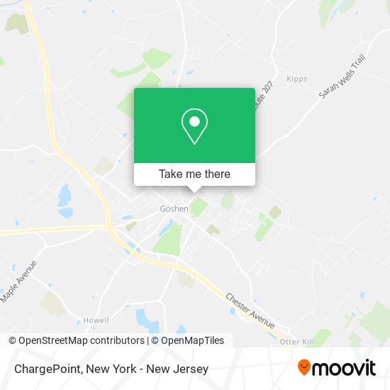 ChargePoint map