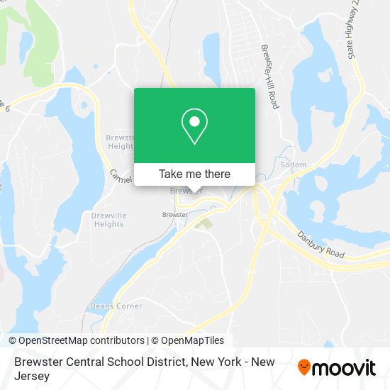 Brewster Central School District map