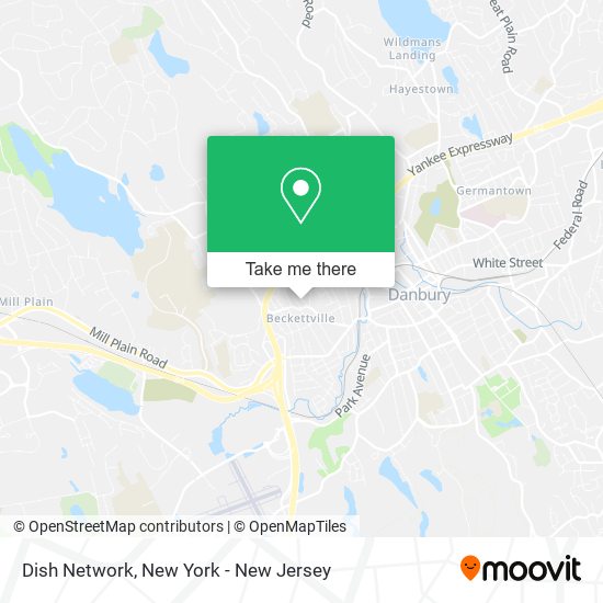 Mapa de Dish Network