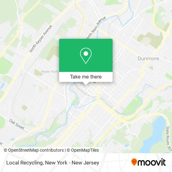 Local Recycling map
