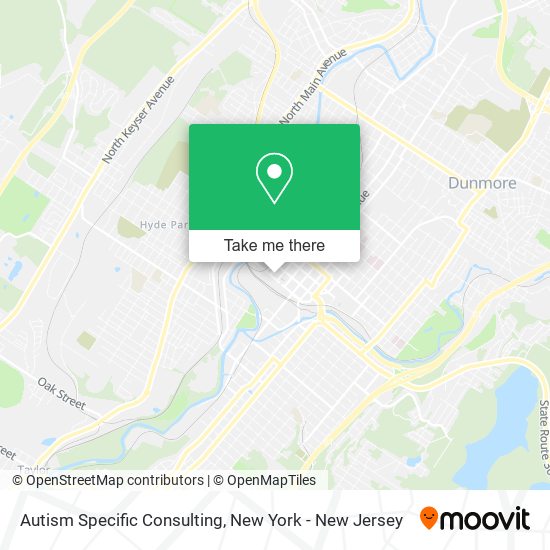 Mapa de Autism Specific Consulting