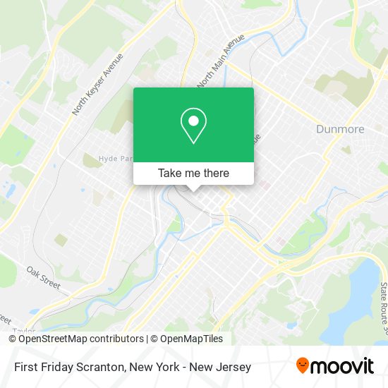 Mapa de First Friday Scranton
