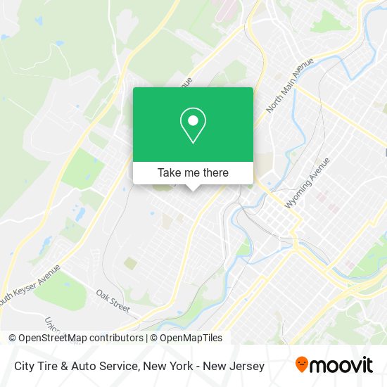 City Tire & Auto Service map