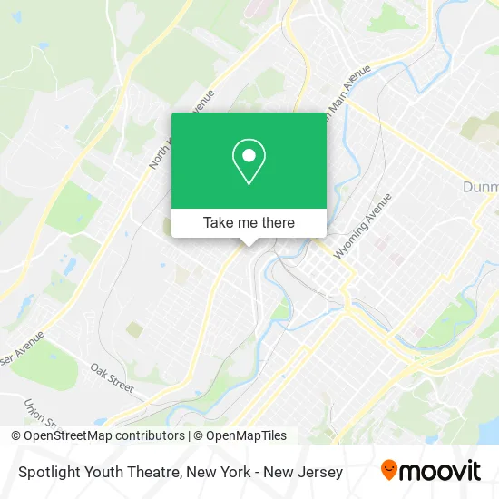 Spotlight Youth Theatre map
