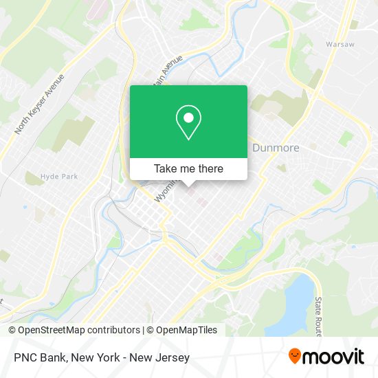 PNC Bank map