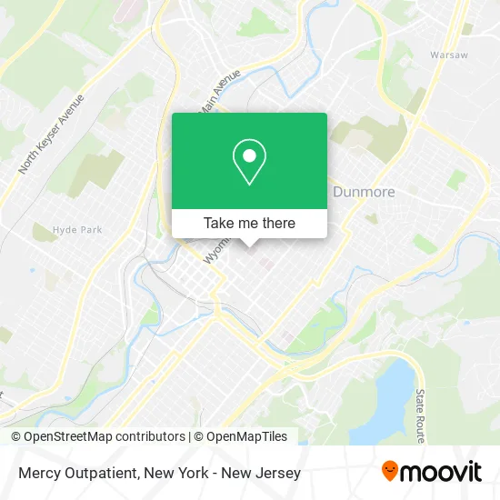 Mercy Outpatient map