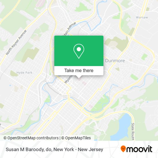 Mapa de Susan M Baroody, do