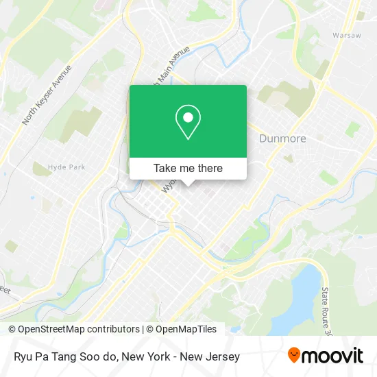 Ryu Pa Tang Soo do map