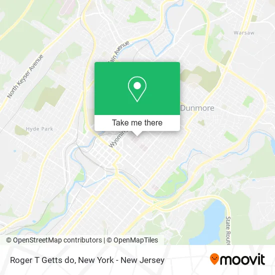 Roger T Getts do map