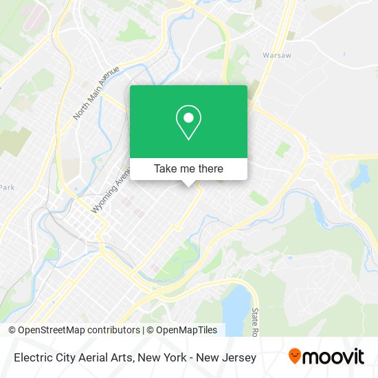 Electric City Aerial Arts map