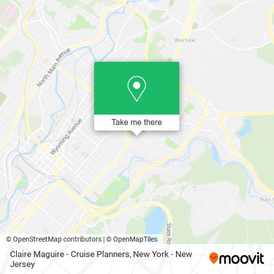 Claire Maguire - Cruise Planners map