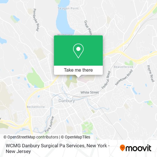 Mapa de WCMG Danbury Surgical Pa Services
