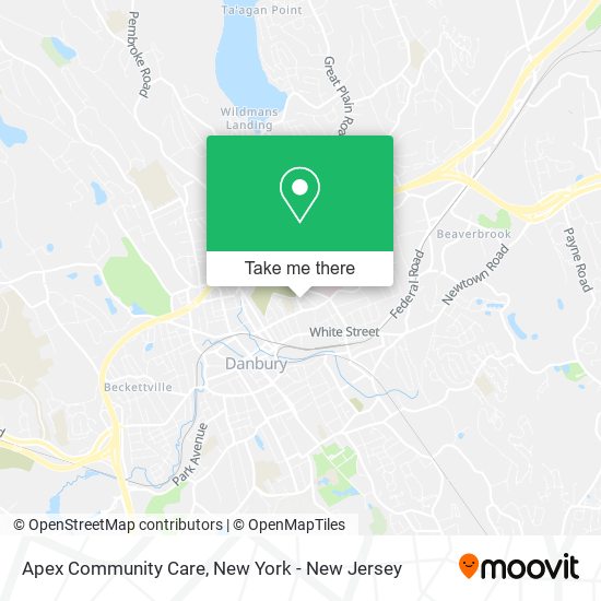 Apex Community Care map