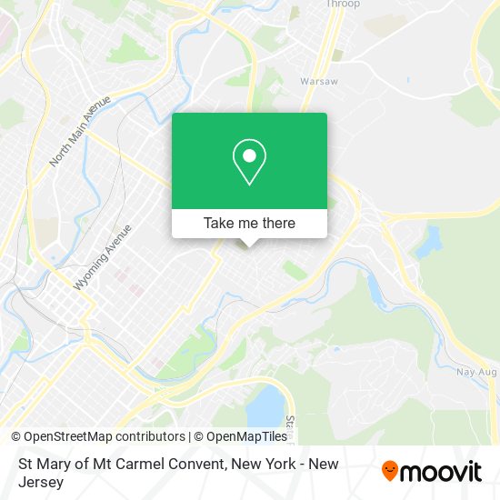 St Mary of Mt Carmel Convent map