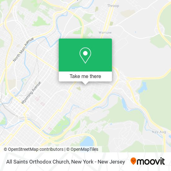 All Saints Orthodox Church map