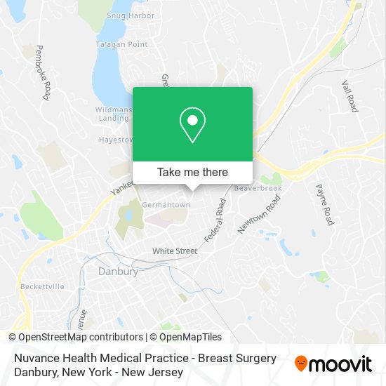 Nuvance Health Medical Practice - Breast Surgery Danbury map