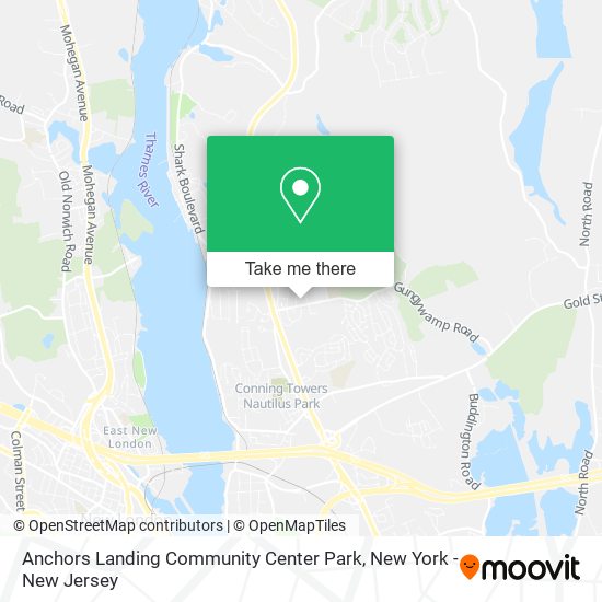 Mapa de Anchors Landing Community Center Park