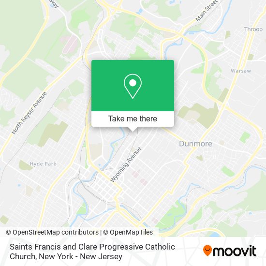 Saints Francis and Clare Progressive Catholic Church map