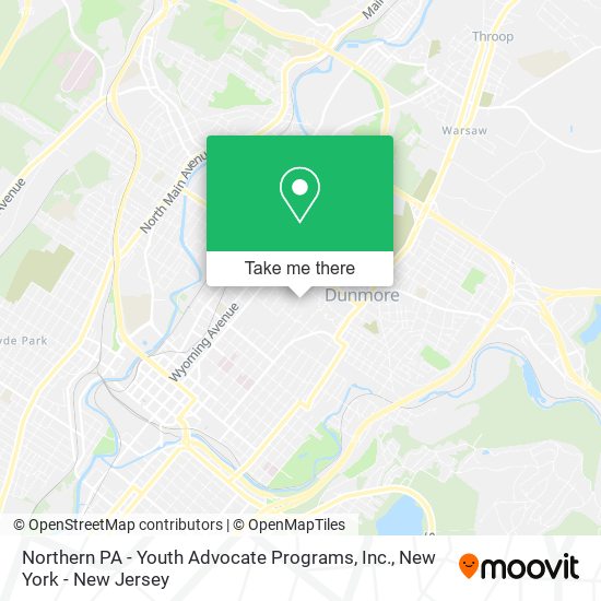 Northern PA - Youth Advocate Programs, Inc. map