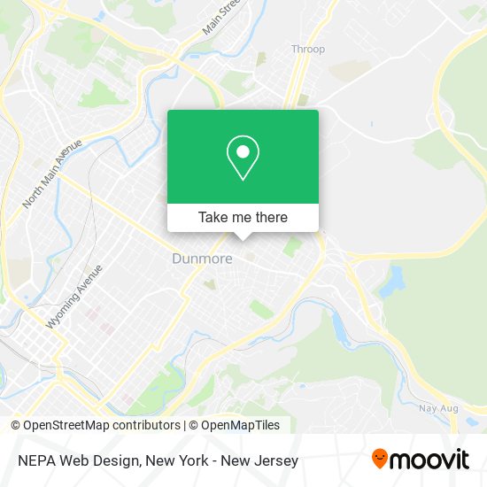 NEPA Web Design map