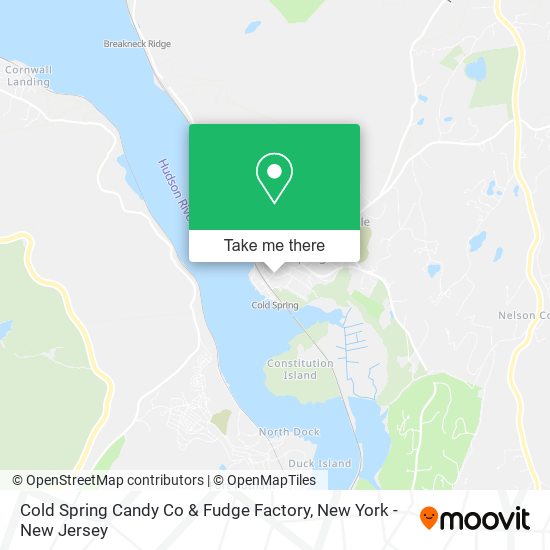 Cold Spring Candy Co & Fudge Factory map