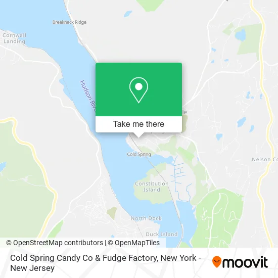 Cold Spring Candy Co & Fudge Factory map