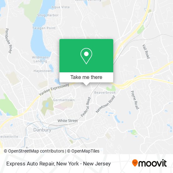 Express Auto Repair map