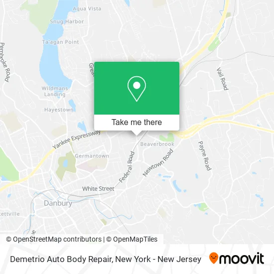 Demetrio Auto Body Repair map