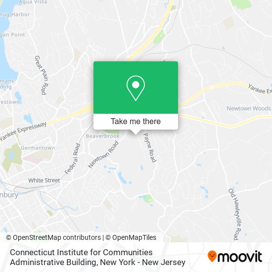 Connecticut Institute for Communities Administrative Building map
