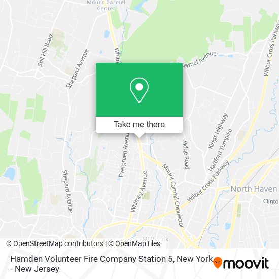 Mapa de Hamden Volunteer Fire Company Station 5
