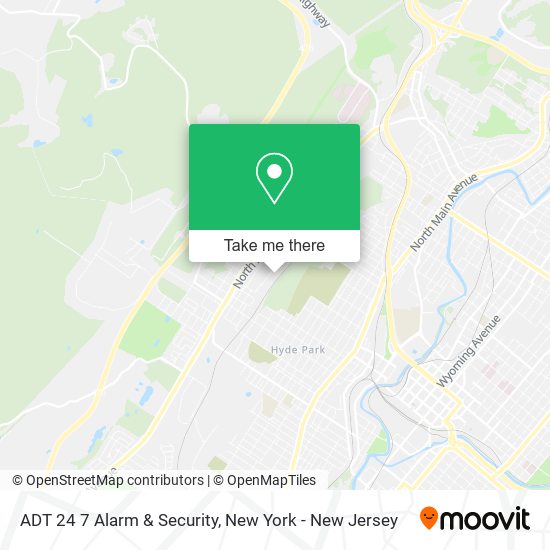 ADT 24 7 Alarm & Security map