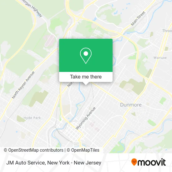 JM Auto Service map