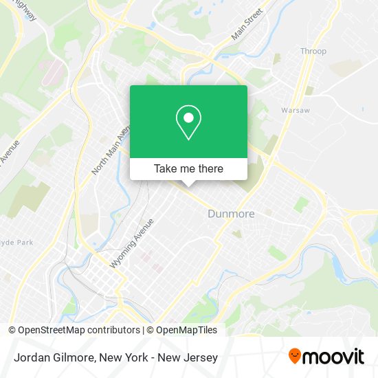 Mapa de Jordan Gilmore