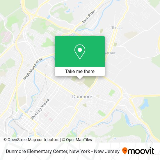 Mapa de Dunmore Elementary Center