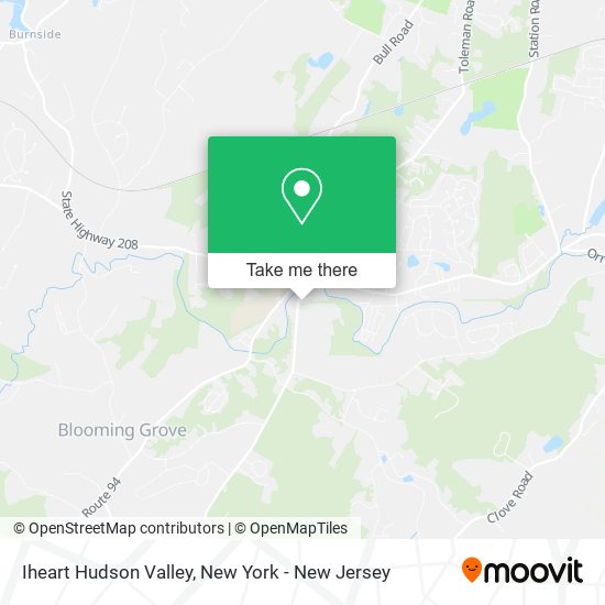 Iheart Hudson Valley map