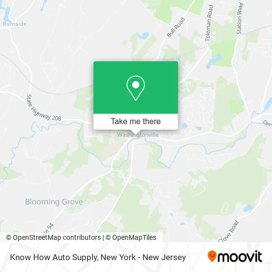 Know How Auto Supply map