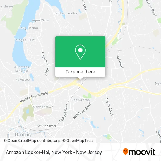 Amazon Locker-Hal map