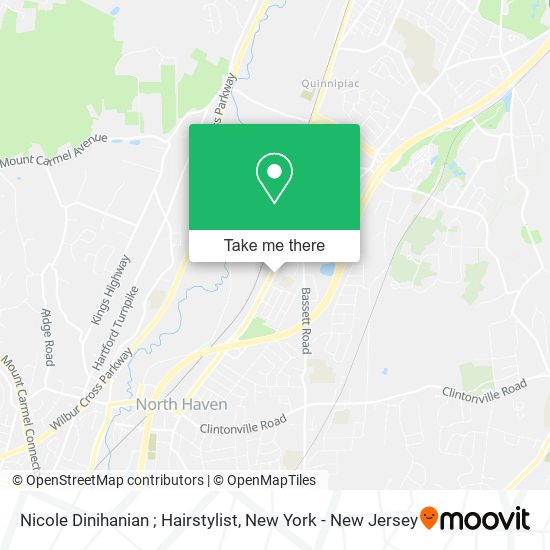 Mapa de Nicole Dinihanian ; Hairstylist