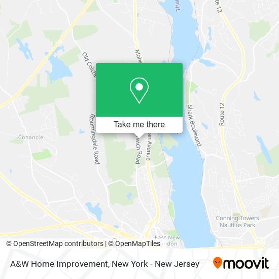 A&W Home Improvement map