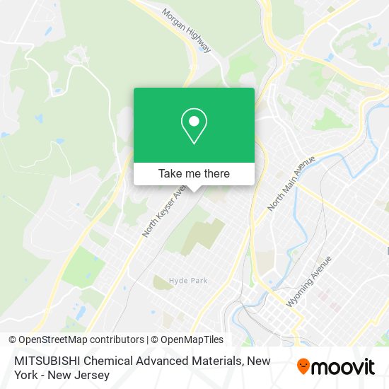 MITSUBISHI Chemical Advanced Materials map