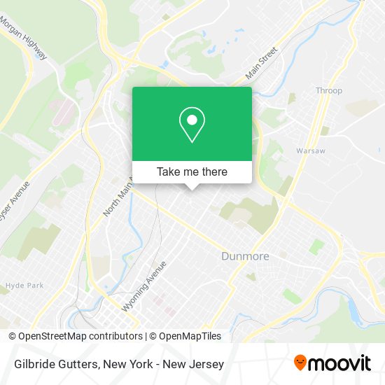 Gilbride Gutters map