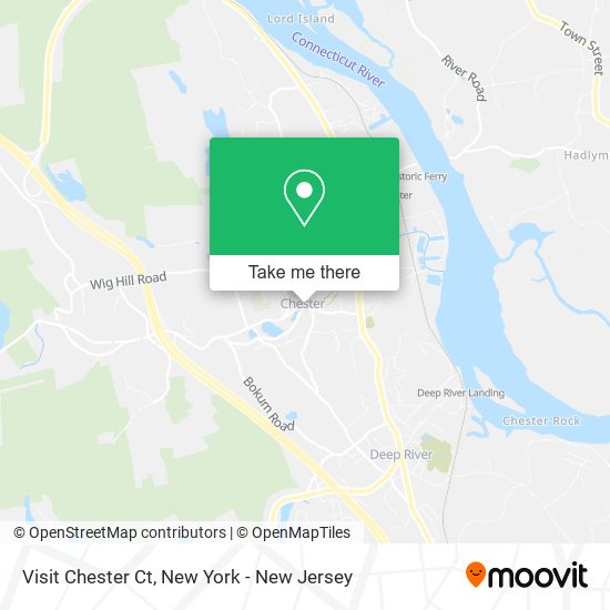 Visit Chester Ct map